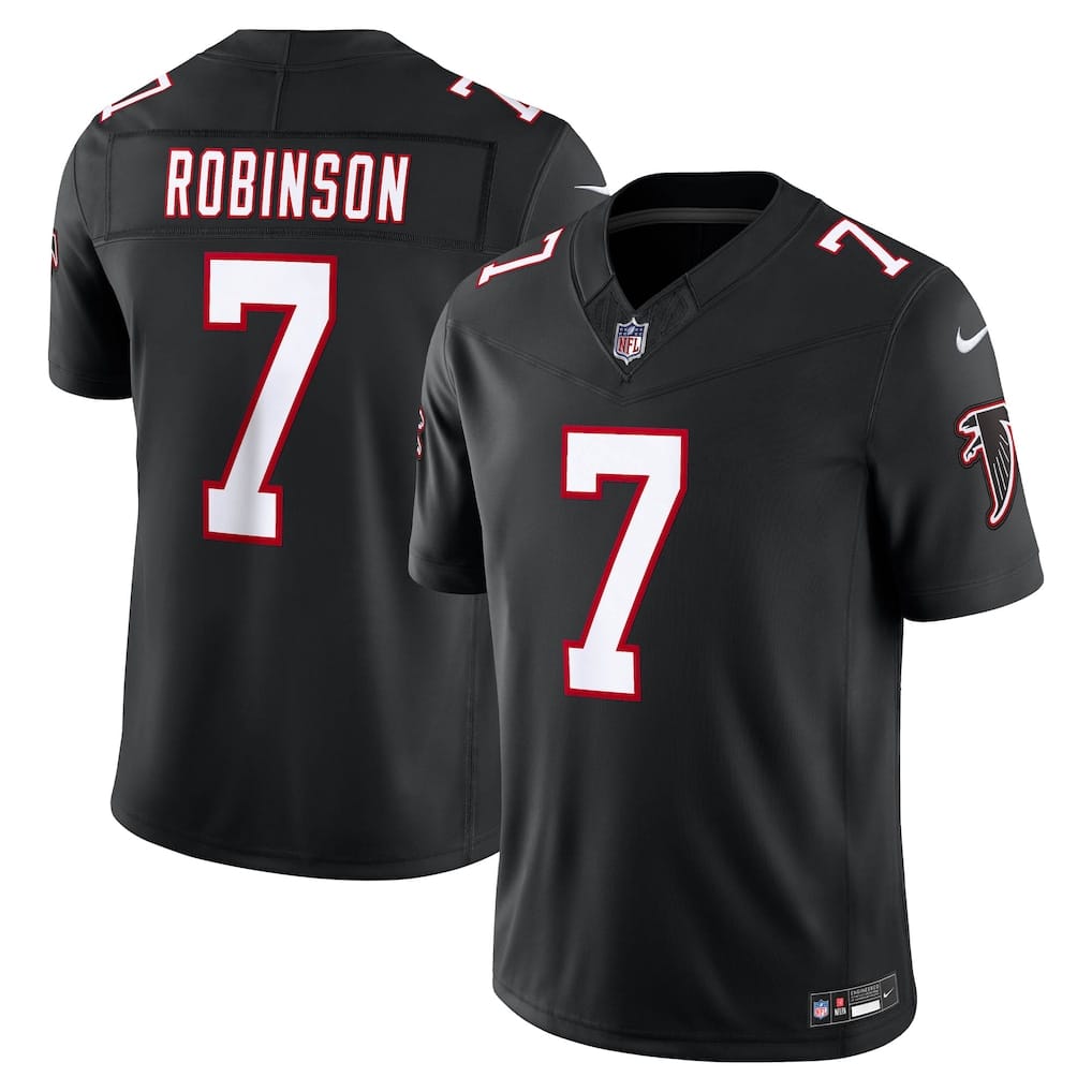 Camisa Atlanta Falcons Bijan Robinson Preta