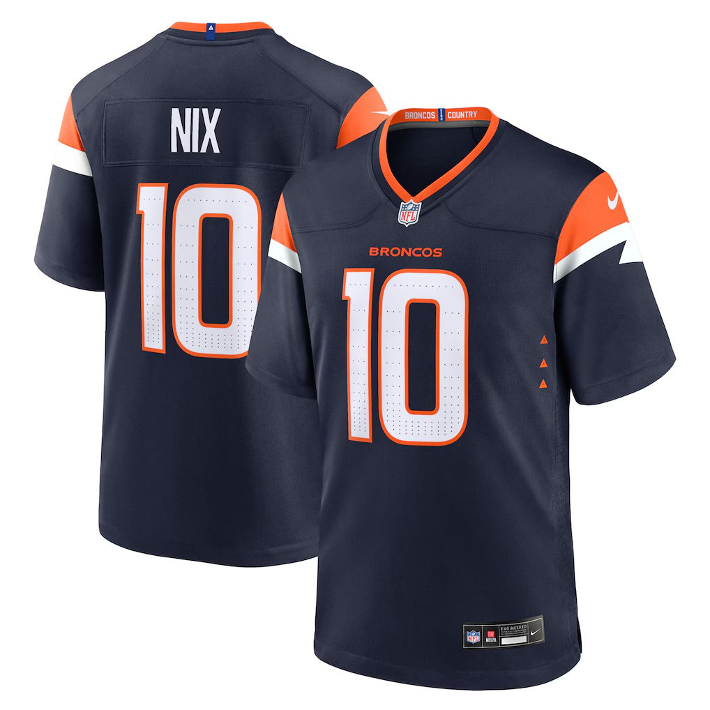 Camisa Denver Broncos Bo Nix Azul