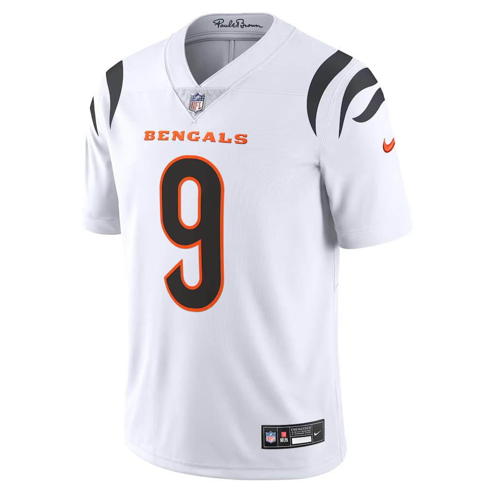 Camisa Cincinnati Bengals Joe Burrow Branca
