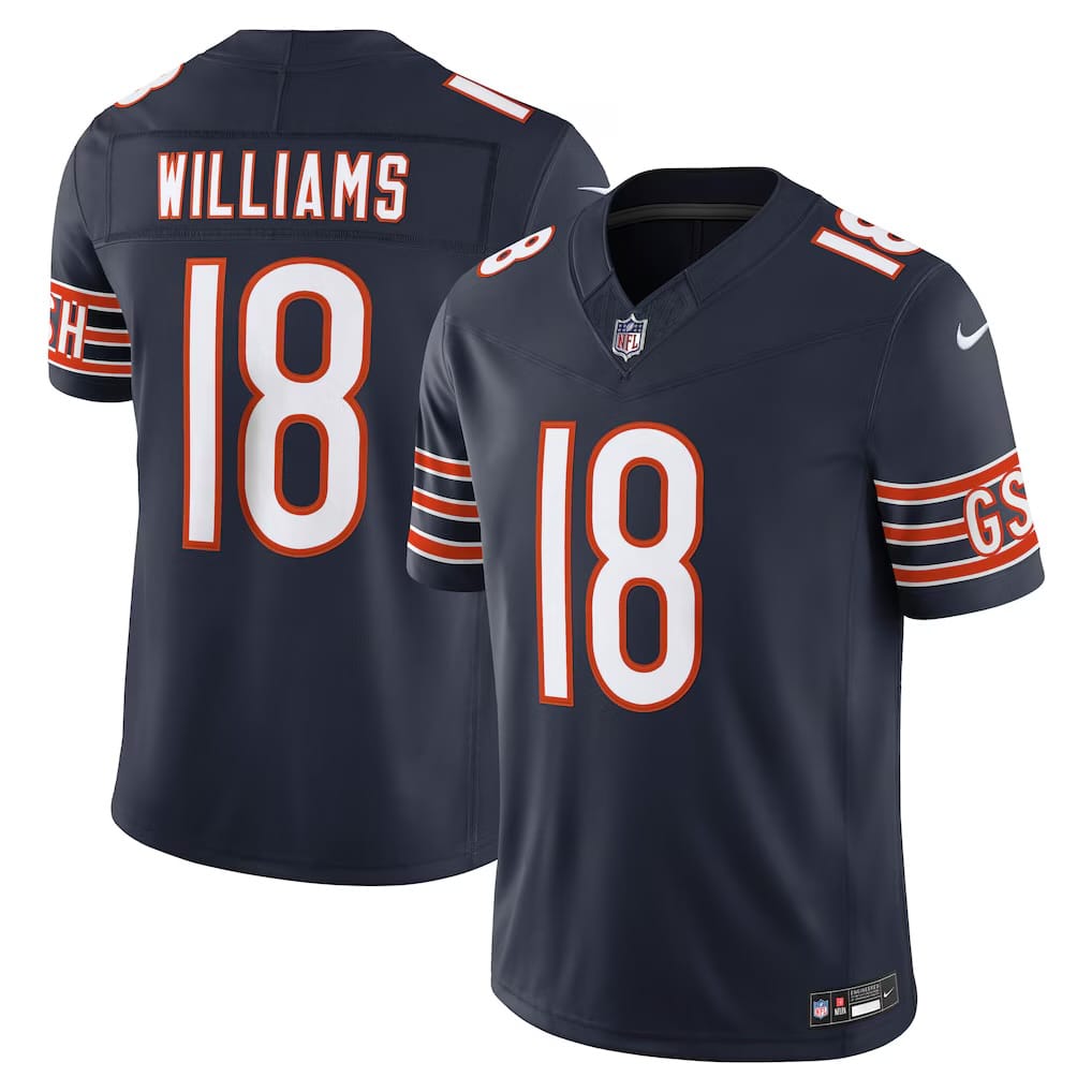 Camisa Chicago Bears Caleb Williams Azul