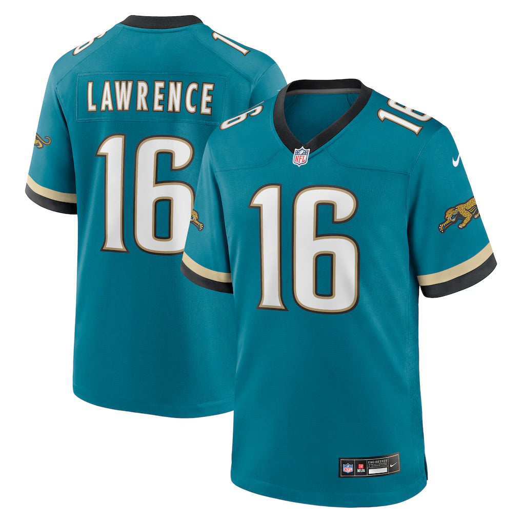 Camisa Jacksonville Jaguars Trevor Lawrence Verde-Azulado