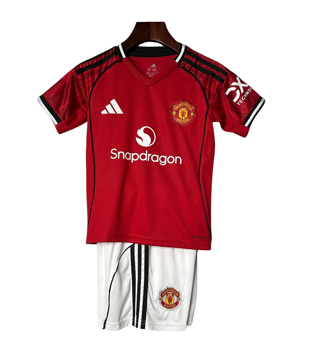 Conjunto Infantil Manchester United I 2025/26