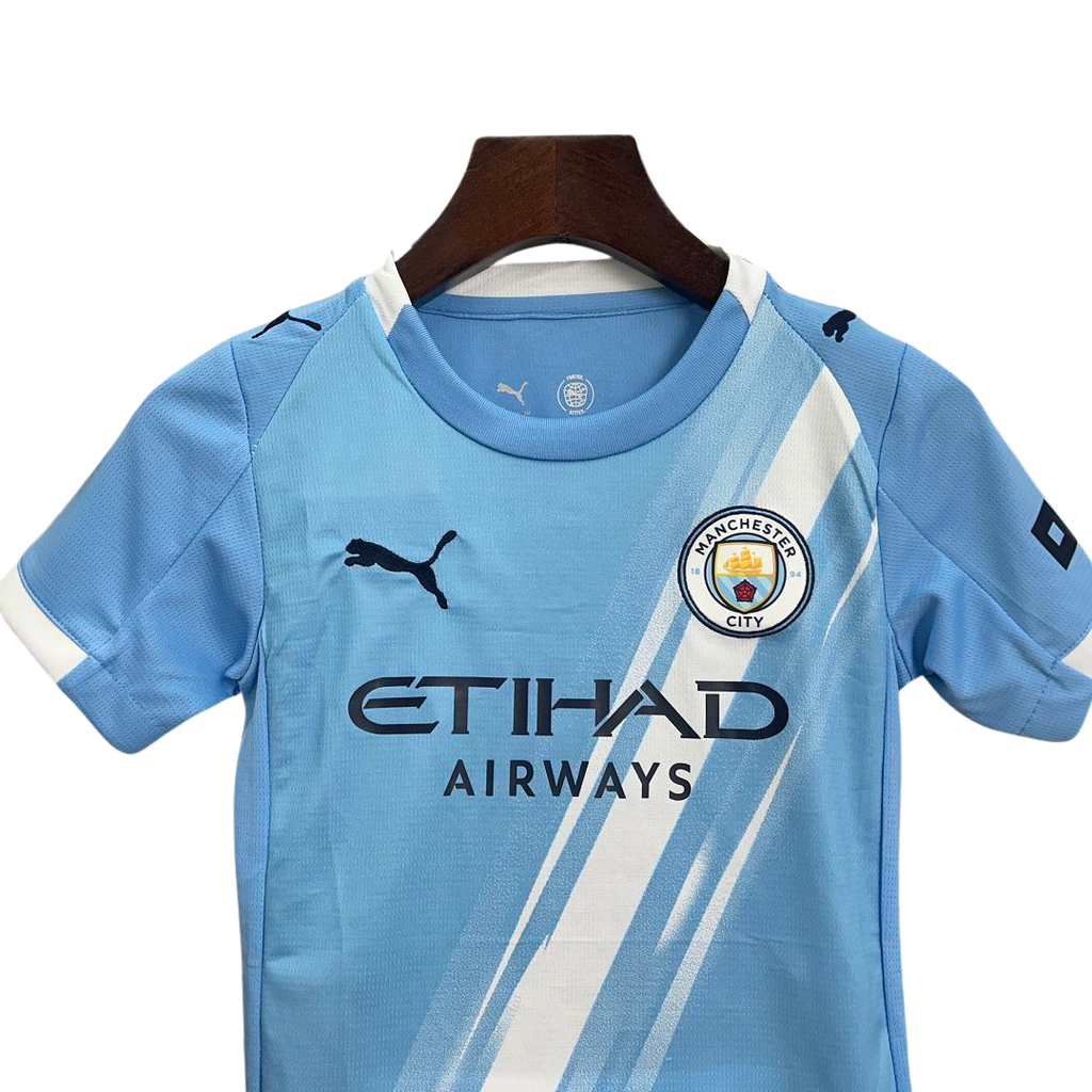 Conjunto Infantil Manchester City I 2025/26