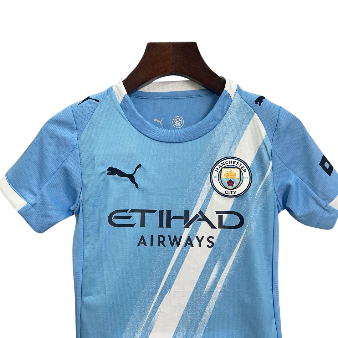 Conjunto Infantil Manchester City I 2025/26